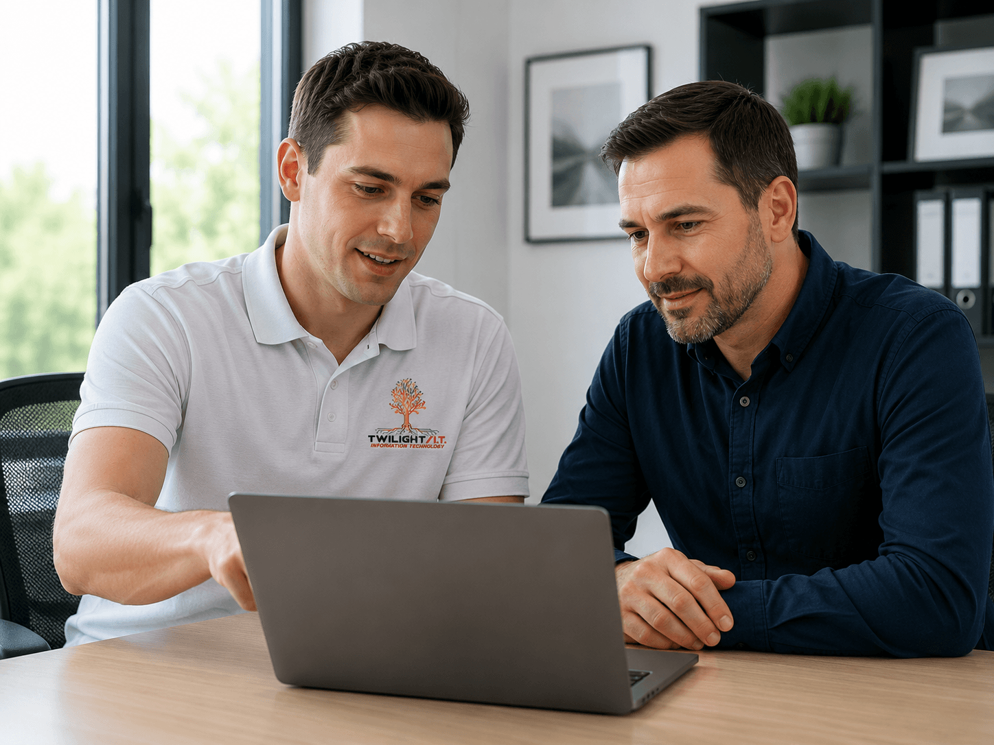 Twilight I.T. managing 1Password setup and permissions for a small business team