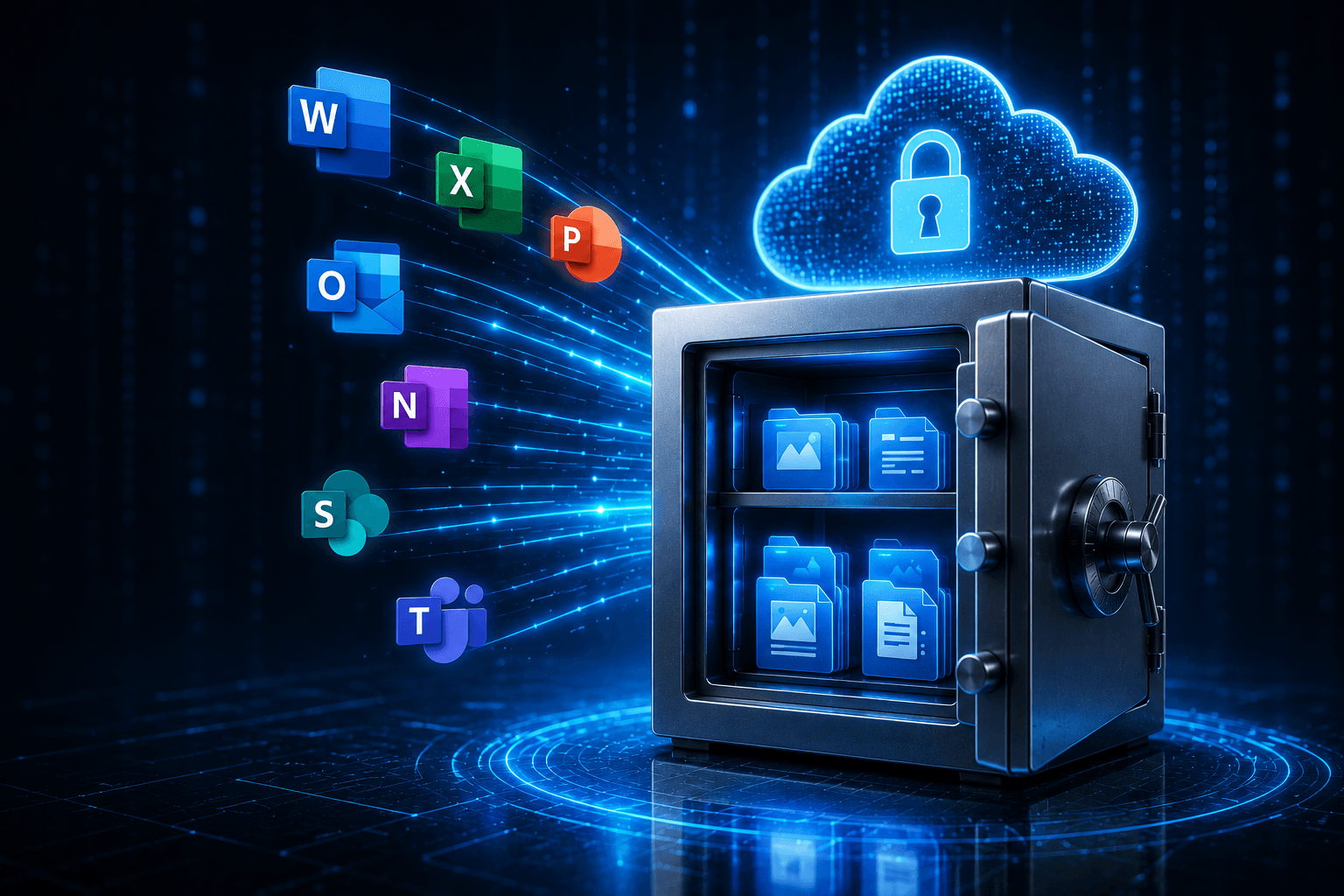 Business data protected with Keepit backup for Microsoft 365